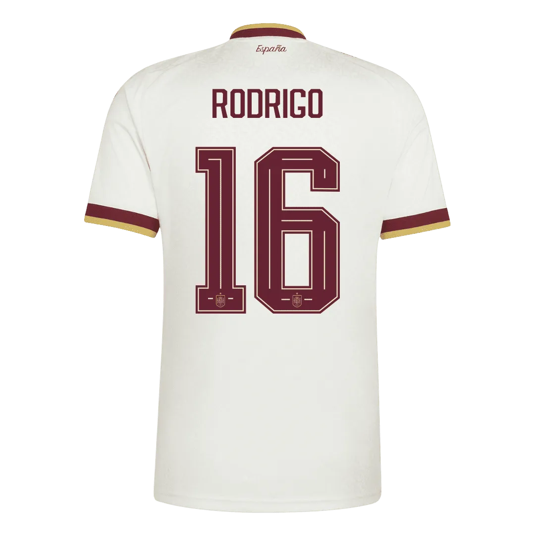 ロドリゴ #16 スペイン代表 アウェイ ユニフォーム 2026 ワールドカップモデル