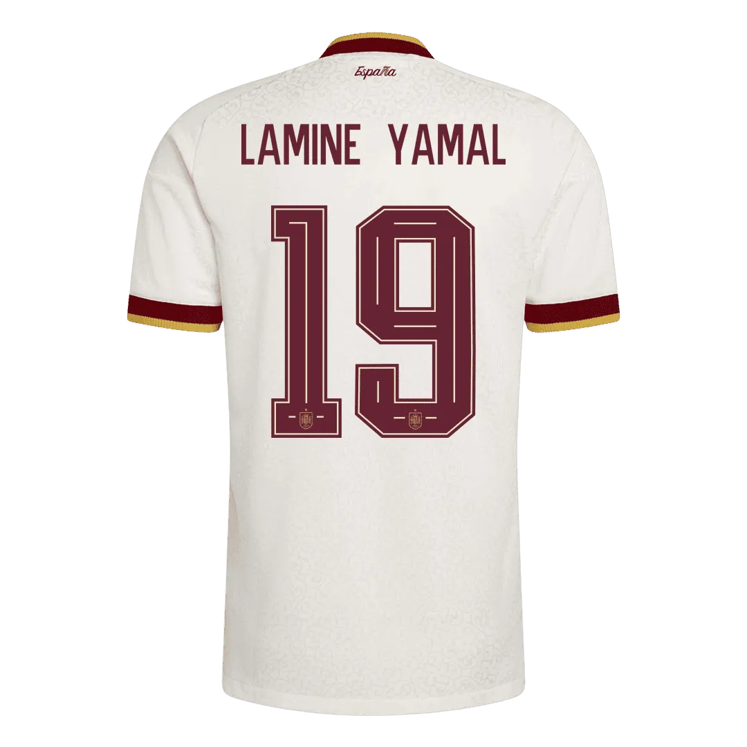 LAMINE YAMAL #19 La Roja bortetrøye vinner-utgave 2026 VM