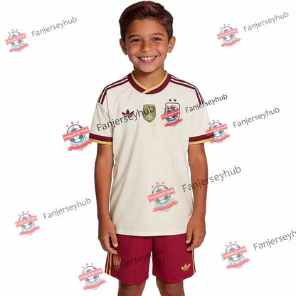 Ensemble de football extérieur enfant La Roja - Maillot et short des vainqueurs 2026