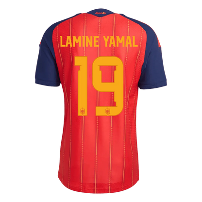 LAMINE YAMAL #19 Spanien Heimtrikot Player Version Sieger Trikot Weltmeisterschaft 2026