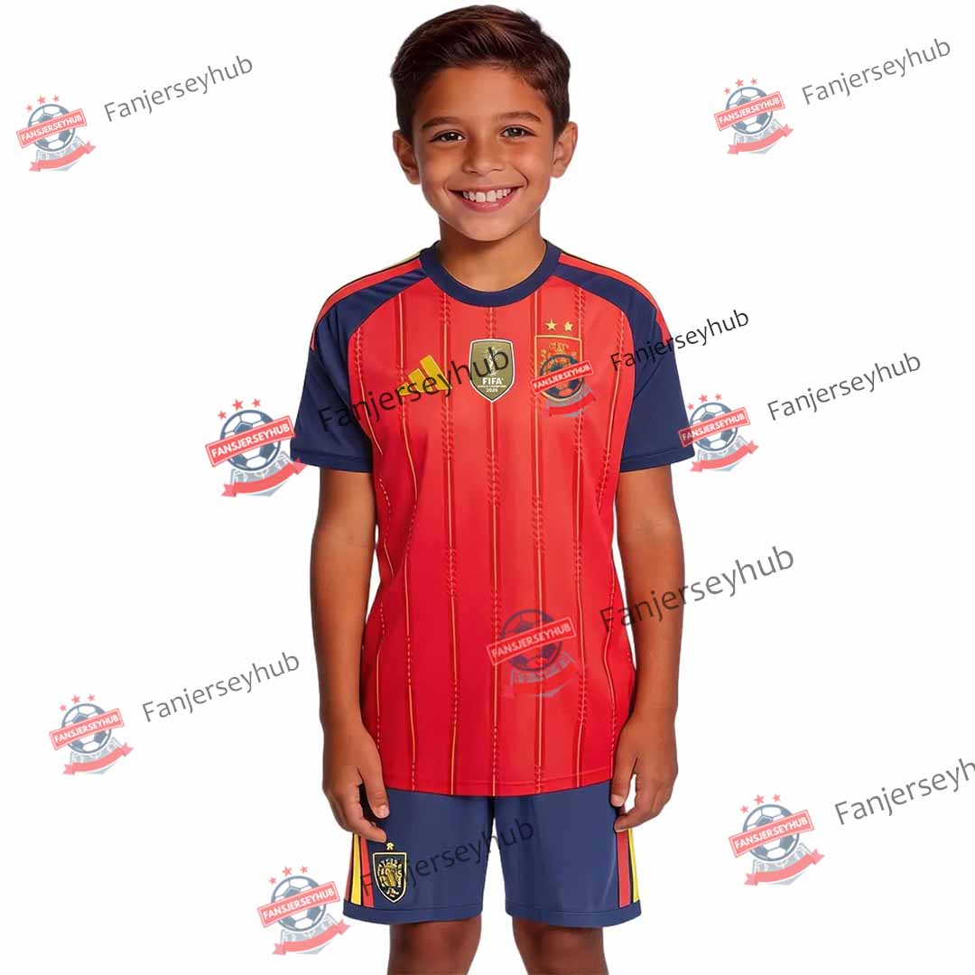 Παιδική Ποδοσφαιρική Εμφάνιση La Roja - Φανέλα Νικητή+Σορτς 2026