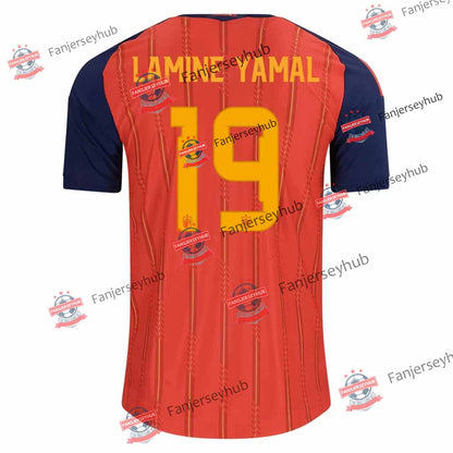 LAMINE YAMAL #19 Maillot Domicile La Roja Coupe du Monde 2026
