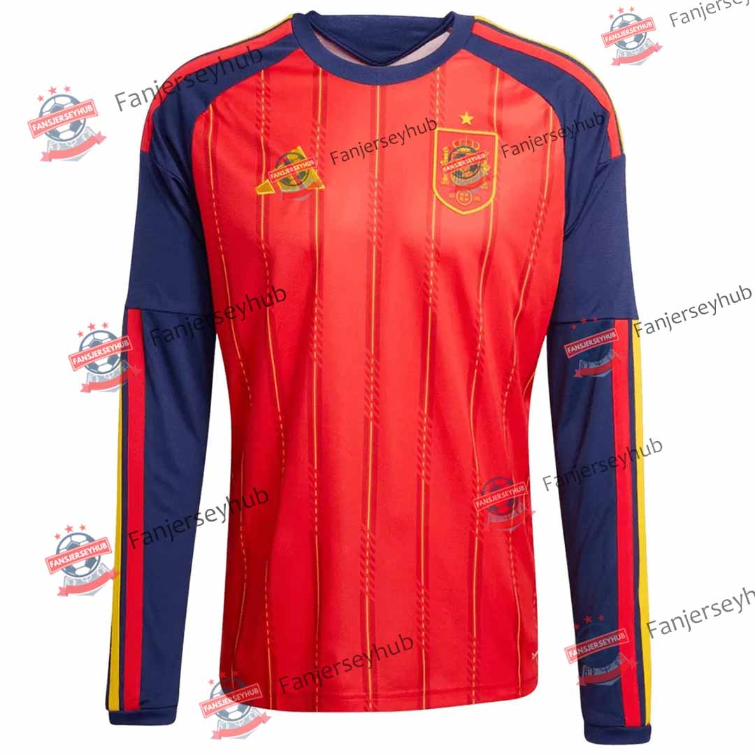 La Roja Heimtrikot Langarm Spielerversion Weltmeisterschaft 2026