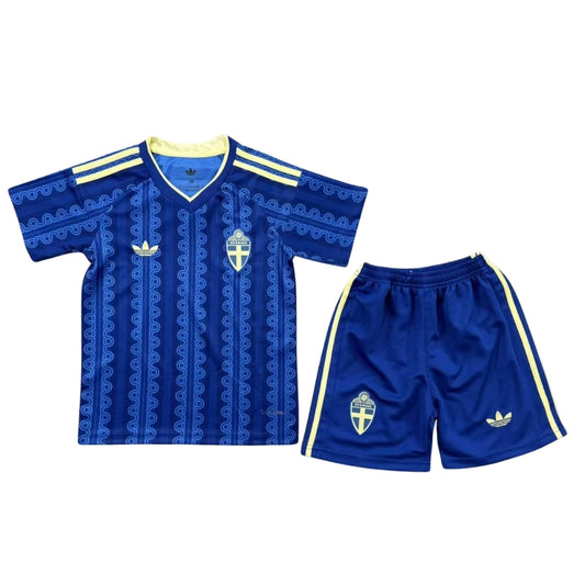 Zweden uitshirt voetbaltenue voor kinderen WK 2026