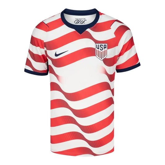 Επίσημη φανέλα εντός έδρας USMNT USA Outlaws Player Version για το Παγκόσμιο Κύπελλο 2026 με ρίγες